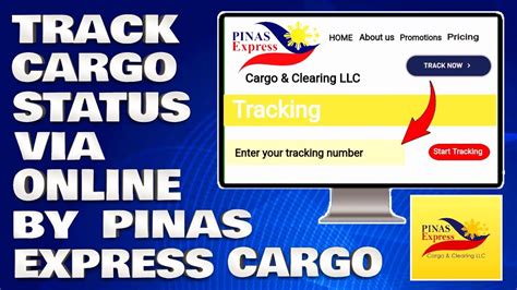 How To Track Cargo Status Via Online By Pinas Express Cargo .